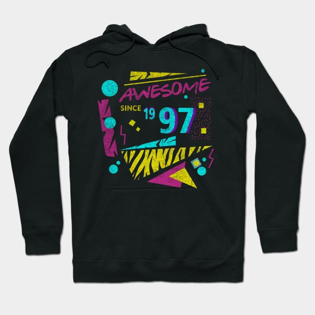 Awesome Since 1997-97’s Birthday Celebration, 41st Birthday Hoodie by ysmnlettering